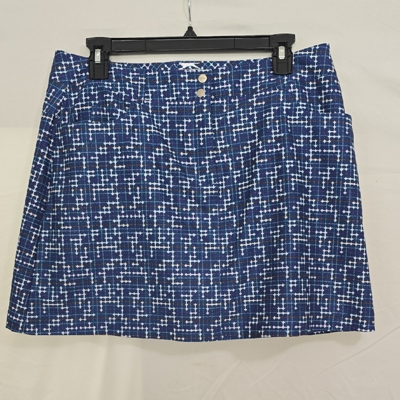 Slazenger Pants - Slazenger Womens Navy & White Design Golf Skort Womens Size 8